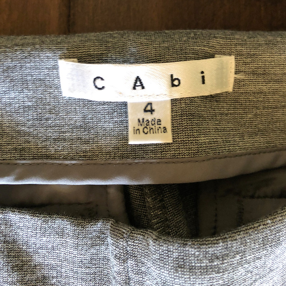 Cabi Newport Pant in Grey Ponte - Picture 5 of 5
